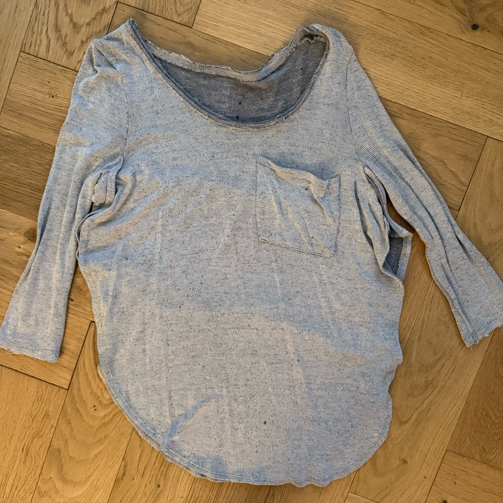 PacSun | Striped Quarter Sleeve Top | XS